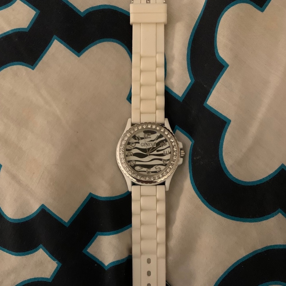 Geneva Zebra Face Watch